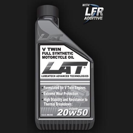 LAT V-Twin 20w50 Synthetic Motorcycle Oil